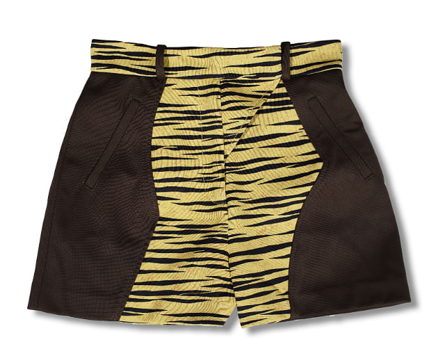 fab finds Proenza Schouler yellow tiger shorts $2,390
